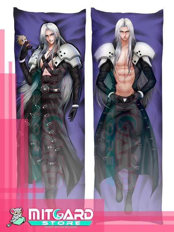 FINAL FANTASY VII REMAKE Sephiroth Body pillow case Dakimakura - 1